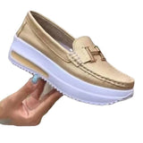 Breakj Women's Shoes Casual Mother Lefu Shoes Spring And Autumn With A Foot Pedal Shoes Single Shoe