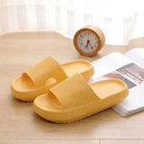 Thick Platform Slippers Soft EVA Anti-slip Bathroom Home Slipper 2021 Summer Female Indoor Slippers Floor Flat