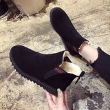Add Warm Cotton Boots 2023 Korean Cotton Shoes Women's Fashion Platform Women's Big Cotton