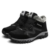 Slip on Unisex Winter Boots Thick Sole Ankle Boots Plus Size Winter Sneakers Versatile Snow Boots Botas De Nieve De