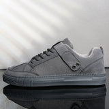 o'clock Fashion Men's Casual Shoes Comfortable Mesh Slip Resistant Male Sneakers Quality All-match Lace-up Black