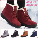 Boots Plus Size 44 Snow Boot For Women Winter Shoes Heels Winter Boots Ankle Botas Mujer Warm Plush Insole Shoes
