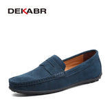 Big Size 38~49 Men Loafers Real Leather Shoes Fashion Men Boat Shoes Brand Men Casual Leather Shoes Male Flat