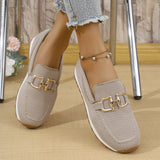 Breakj Single-Shoe Women's 2025 New Four-Season Sneakers Shallow-Mouthed Fashion Ladies Single Shoes 43