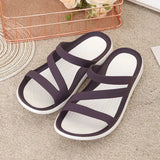Shoes Women 2021 Summer Slippers Casual Outside Beach Shoes Comfortable Ladies Slides Non-slip Home Bathroom Slippers