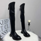 2025 Maillard Over The Knee Boots Boots Tall New High-Crystumn Riders Show Thin Knee