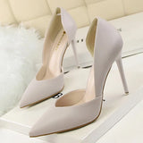 Shoes Women Pumps Fashion High Heels Shoes Black Pink Yellow Shoes Women Bridal Wedding Shoes Ladies Stiletto Party