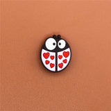 Sale 1pc Animals PVC Shoe Charms Shoe Buckle Accessories Cute Pug Face Shoe Decoration for croc jibz Kid's Party