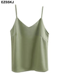 Women Sexy Crop Tops Silk adjustable Top Female Sleeveless Camis Seamless Lingerie Tee Bra Crop Top Bandeau Top Tank