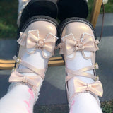 shoes on heels Lolita shoes women platform Japanese Uniforms leather shoes Mary Jane Shoes Girls High Heel College Student