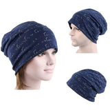 Turban Cap Female Skullies Casual Thin Beanie Hat Letter Hat Unisex Hip-Hop Hats Men Headwear Cotton