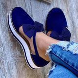 New Women's Shoes With Thick Soles, Ladies' Sandals, Large Size Bows And Single