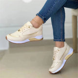 Breakj Sneakers Women's 2025 New Thick-Soled Coloring Casual Low-Top Sports Single