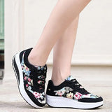 Shoes 2021 Fashion Sneakers Women Breathable Comfortable Wedges Sneakers Female Shoes Women Vulcanize Shoe Sneakers