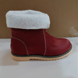 Size Snow Boots Women's Winter 2023 New Medium-Sized Boots Large Cotton Lace Warm Boots Size
