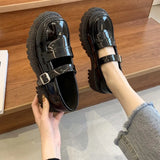 Mary Jane Shoes Cosplay Japanese School Jk Uniform Accessories Lolita Shoes College Gothic PU Platform High Quality