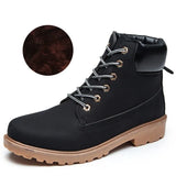 Women Boots Warm Snow Boot Rubber Sneakers Platform Shoes Fur White Boots Lace Up Bota Feminina Punk Schoenen