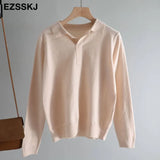 spring autumn thin oversize sweater pullovers Women basic loose square neck cashmere sweater female knit