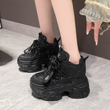 Breakj New Summer Summer Thick-Soled Thick-Soled High-Heeled Small White Shoes Korean Version Of The Pine Cake