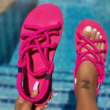 Women Sandals Multicolor New Summer Shoes Woman Leopard Print Open Toe Shoes Fashion Casual Sandals Female Zapatos De