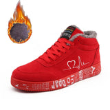 Canvas Winter Boots Women Sneakers 2021 New Fur Snow Ankle Boots Men Unisex Casual Sports Shoes Female basket Big Size