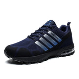 Cushion Men Sport Shoes Breathable Mesh Lace-up Sneakers Outdoor Light Non-slip Gym Trainers Walking Jogging Flats Big