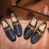 Shoes Fashionable Versatile Casual Classic Mens Loafers Elegant Set of Feet Flat Shoes and Men's Driving