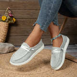 Breakj Flat Bottom Large Low Help Canvas Shoes Women A Foot Lazy Breathable Single
