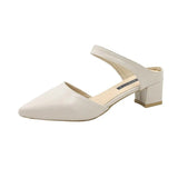 The Spring And Summer Of 2023, The New Korean Version Of Baotou Sandals And Slippers With A Thick Heel And