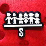 Charms Accessories Custom Cartoon Cute PVC Shoe Croc Buttons Sandals Charms Black Lives Dope Father Portrait Free