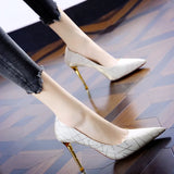 Heels Women's Stilettos 2024 Spring New Sexy Pointed Thin Evening Dress High Heels For