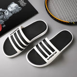 Home Slippers Soft Sole Bathroom Non-slip Indoor Shoes Flat Slides Summer Sandals Men Women Beach Outdoor Flip