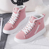 New White Boots Women Shoes Winter Sneakers Platform Pink Snow Boots Fur Sport Casual Shoes Woman basket femme Big Size