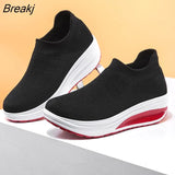 Women Shoes Summer Weave Sneakers Super Light Comfortable Shoes Female Mesh Breathable Sneakers Women