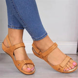 2022 New Women Sandals Soft Stitching Ladies Sandals Comfortable Flat Sandals Women Open Toe Beach Shoes Woman