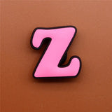 PVC Capital English Letters Shoe Charms Shoes Accessories Croc Shoe Buckle Decorations Ormaments fit JIBZ Party Kid's
