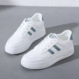 Breakj Small White Shoes Students Korean Version Female Tide 2025 Spring New Platform Increased Breathable Casual Shoes Street Shot