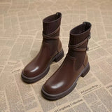 Breakj Bottom Retro Splicing Socks Boots Women In The Fall Of 2025 New Fashion And Leisure Korean Thin Small Short Boots