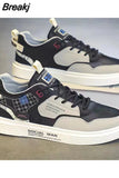 Men's Casual Sports Shoes Soft Vulcanized Men's Shoes Men's Flat -match Versatile Casual Outdoor Outdoor Jogging Men's