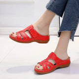 Breakj Women's Slippers In The Summer Of 2025 New Slope And Flat Bottom With The Toe 35 -44 Yards Women's