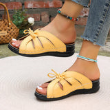 Breakj Slopes And Slippers Summer New Bow Fish Mouth Cold Slippers Rocking Line Beach Cool