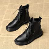 Breakj Women 2025 Autumn Martin Boots Short-Boxed With Coarse And Female Boots Korean