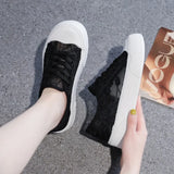 White Shoes Women 2024 New Summer Thin Net Shoes Women Breathable Net Surface Sports Casual Shoes Children