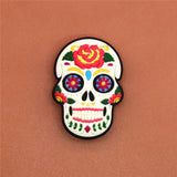 Sale 1pcs Shoe Charm Decorations Delicate Heart Skull Shoe Accessories Original Sandal Buckles fit Bracelet Croc JIBZ