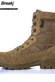 Shoes Waterproof Trekking Men Military Tactical Combat Boots Layer Split-grain Gear Boots Botines Hombre