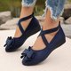 Breakj 2025 New Large-Size Tip-Tloping Single Shoes Women's Bean Shoes Sports Casual