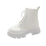 Breakj Martin Boots Women's New Korean Version Of Fashion Women's Shoes Thick Bottom With Sided Zipper Women's Boots In Autumn/Winter