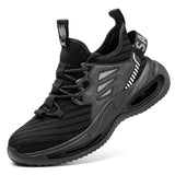 Fashion Work Boots Safety Shoes Men Steel Toe Shoes Puncture-Proof Work Sneakers Indestructible Male Shoes Adult Work