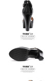 Open Head Thick Bottom 10cm Block Heel Platform Shoes Summer 2022 Small Plus Size 32-43 High Heels Gladiator Sandals