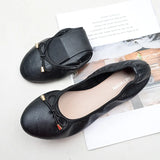 Flats Bowtie Women Shoes Casual Women Flat Shoes Soft Elegant Female Boat Shoes Slip on Woman Ballet Mocasines